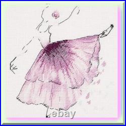 Anemone Ballerina Cross Stitch Kit, 9.06x
