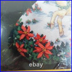 Angel of Divinity Stocking Dimensions Gold Coll. Christmas Cross Stitch Kit 8478