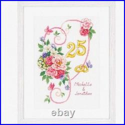 Anniversary Cross Stitch Kit for Cherished Memories