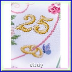 Anniversary Cross Stitch Kit for Cherished Memories