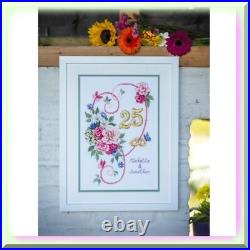 Anniversary Cross Stitch Kit for Cherished Memories