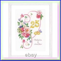 Anniversary Cross Stitch Kit for Cherished Memories