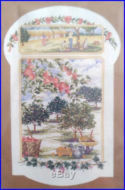 Apple Orchads Counted Cross Stitch by Janlynn kit 105-11 collectible 1995 design