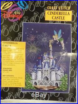 Art Of Disney Cinderella Castle Cross Stitch Kit Rare