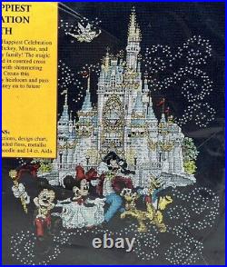 Art of Disney The Happiest Celebration On Earth Cross Stitch Kit Sealed