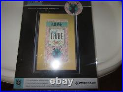 Artiste Zweigart Counted Cross-Stitch Love my Tribe Complete Kit NEW