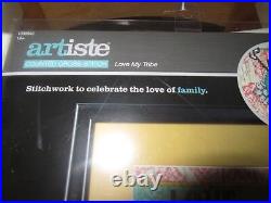 Artiste Zweigart Counted Cross-Stitch Love my Tribe Complete Kit NEW