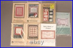 Assorted Redwork Cross Stitch Patterns & Kits