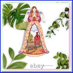 Autumn Angel Cross Stitch Kit with Vibrant Colors