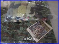 BETH RUSSELL Designers Forum Needlepoint Kit GREENERY No. 1 HARES Panel 26x21
