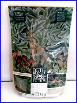 BETH RUSSELL / WILLIAM MORRIS HARE Pillow NEEDLEPOINT KIT, 14 x 14