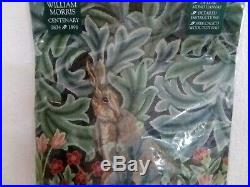 BETH RUSSELL / WILLIAM MORRIS HARE Pillow NEEDLEPOINT KIT, 14 x 14