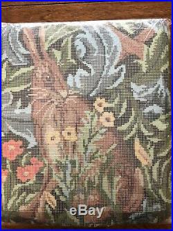 BETH RUSSELL WILLIAM MORRIS HARE Pillow NEEDLEPOINT KIT MSP$175
