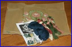 BETH RUSSELL William Morris BIRD & LILY tapestry NEEDLEPOINT KIT vintage V RARE