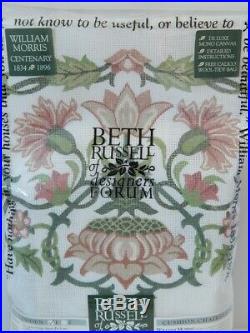 BETH RUSSELL William Morris Cushion Chairseat Needlepoint Kit NEW Lodden