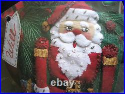 BUCILLA Christmas Holiday STOCKING FELT Applique Kit, NUTCRACKER TRIO, 86061,18