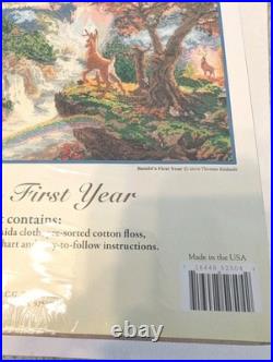 Bambi's First Year Dreams Collection Cross Stitch SEALED Thomas Kinkade