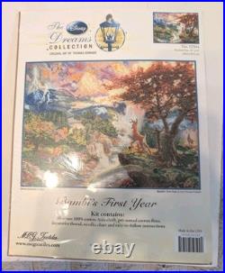Bambi's First Year Dreams Collection Cross Stitch SEALED Thomas Kinkade