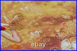 Bead Embroidery Kit on Natural Artist Canvas Ta, shcho tantsiuie svitlo