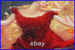 Bead Embroidery Kit on Natural Artist Canvas Ta, shcho tantsiuie svitlo