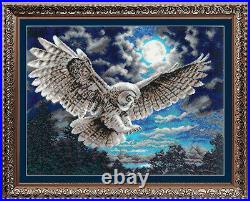 Bead Embroidery kit GOLDEN HANDS G-017 Owl