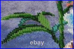 Bead embroidery kit Flowering sorbet needlework kit Art canvas beadwork pattern