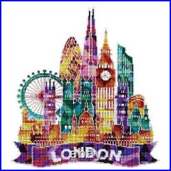 Bead embroidery kit London Skyline needlework kit beadwork pattern