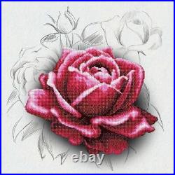 Bead embroidery kit Rose Drawing needlework kit beadwork pattern