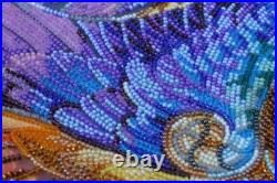 Bead embroidery kit Two Elements needlework kit Art canvas beadwork pattern
