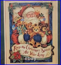 Bearing Gifts Cross Stitch KIT Dimensions GOLD Collection Santa Christmas 8638