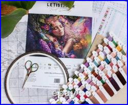 Bed of Flowers L8081 Counted Cross Stitch Kit Fairy Cross Stitch Crafting Hobby Bed of Flowers L8081 Counted Cross Stitch Kit Fairy Cross Stitch Crafting Hobby
