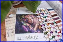 Bed of Flowers L8081 Counted Cross Stitch Kit Fairy Cross Stitch Crafting Hobby Bed of Flowers L8081 Counted Cross Stitch Kit Fairy Cross Stitch Crafting Hobby