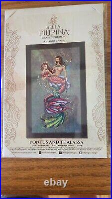 Bella Filipina Pontus and Thalassa cross stitch semi kit