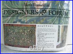 Beth Russell Needlepoint Kit William Morris Acanthus Cushion Complete New Sealed