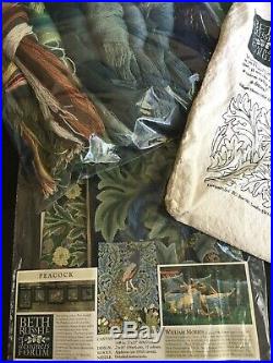 Beth Russell Needlepoint Peacock Kit William Morris Forest Tapestry Designers