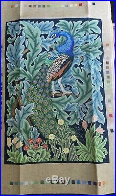 Beth Russell Needlepoint Peacock Kit William Morris Forest Tapestry Designers