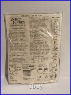 Better Homes & Gardens Linen Needlework Kit Perpetual Calendar #37643 Nip Better Homes & Gardens Linen Needlework Kit Perpetual Calendar #37643 Nip