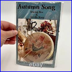 Blackbird Designs AUTUMN SONG Cross Stitch Kit Sewing Box & Needle Keep Complete