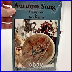 Blackbird Designs AUTUMN SONG Cross Stitch Kit Sewing Box & Needle Keep Complete