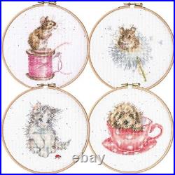 Bothy Threads Little Animals Hoop Set Counted Cross-Stitch