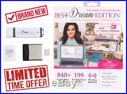 Brother BES4 BES 4 Dream Edition Embroidery Software +Wireless Kit Brand NEW