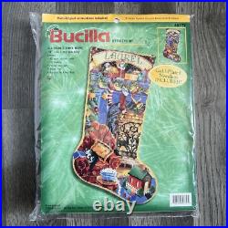 Bucilla 60779 ALL HEARTS COME HOME Needlepoint Stocking Kit Rossi Sealed