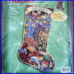 Bucilla 60779 ALL HEARTS COME HOME Needlepoint Stocking Kit Rossi Sealed