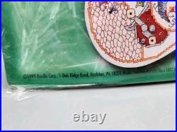 Bucilla 84100 Fishing Santa Counted Cross Stitch Stocking Kit SEALED CHRISTOPHER