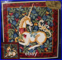 Bucilla / Barbara Baatz Unicorn Picture or Pillow Needlepoint Kit