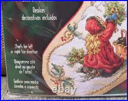 Bucilla Counted Cross Stitch Christmas Stocking NOSTALGIA Snowman Orton 84635