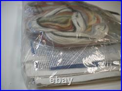 Bucilla FISHING SANTA Super RARE Needlepoint Stitch Kit 18in Charms Sealed