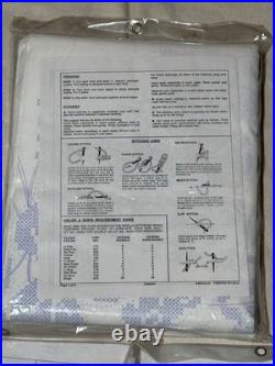 Bucilla Floral Cameo Cross Stitch Embroidery Kits Quilt & Pillow Shams Unopened