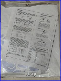 Bucilla Floral Cameo Cross Stitch Embroidery Kits Quilt & Pillow Shams Unopened