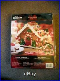 Bucilla Gingerbread House Christmas Felt Applique Kit 85261 2005 Stanziani